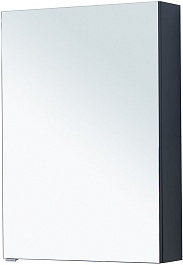 Aquanet Зеркальный шкаф Алвита New 60 антрацит матовый – фотография-2